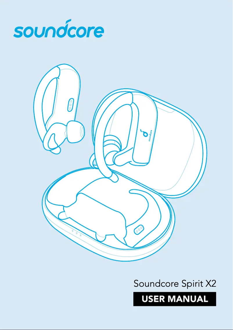 Image de la première page du manuel de l'appareil Spirit X2