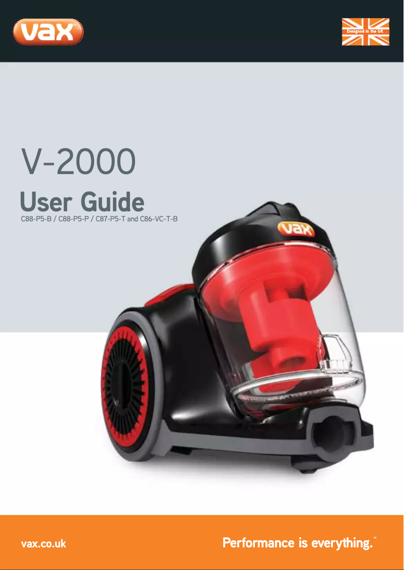 Página 1 del manual Manual de usuario Vax C88-P5-B