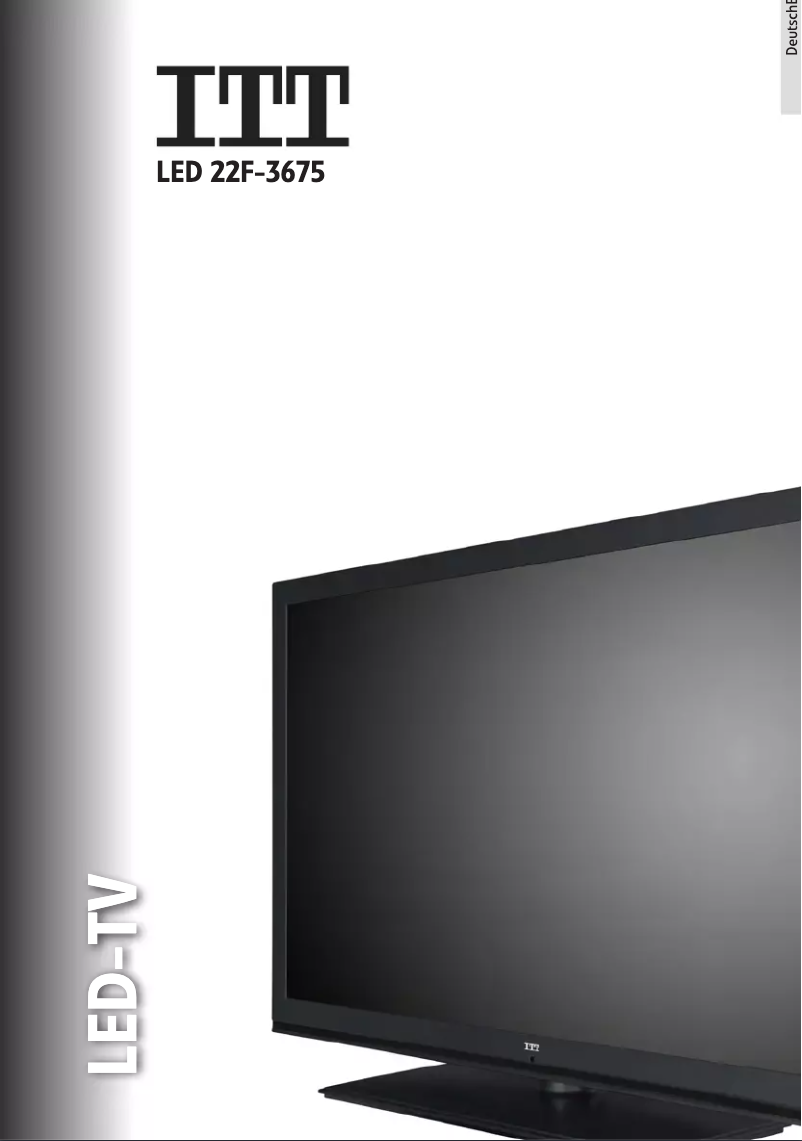 Page 1 de la notice Manuel utilisateur ITT LED 22F-3675-B
