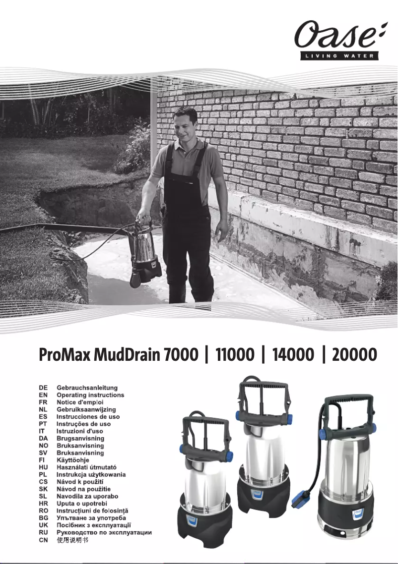 Image de la première page du manuel de l'appareil ProMax MudDrain 11000