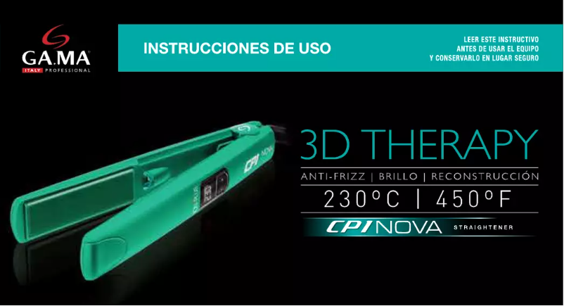 Image de la première page du manuel de l'appareil Nova CP1