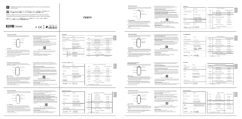 Image de la première page du manuel de l'appareil A9 (2020)