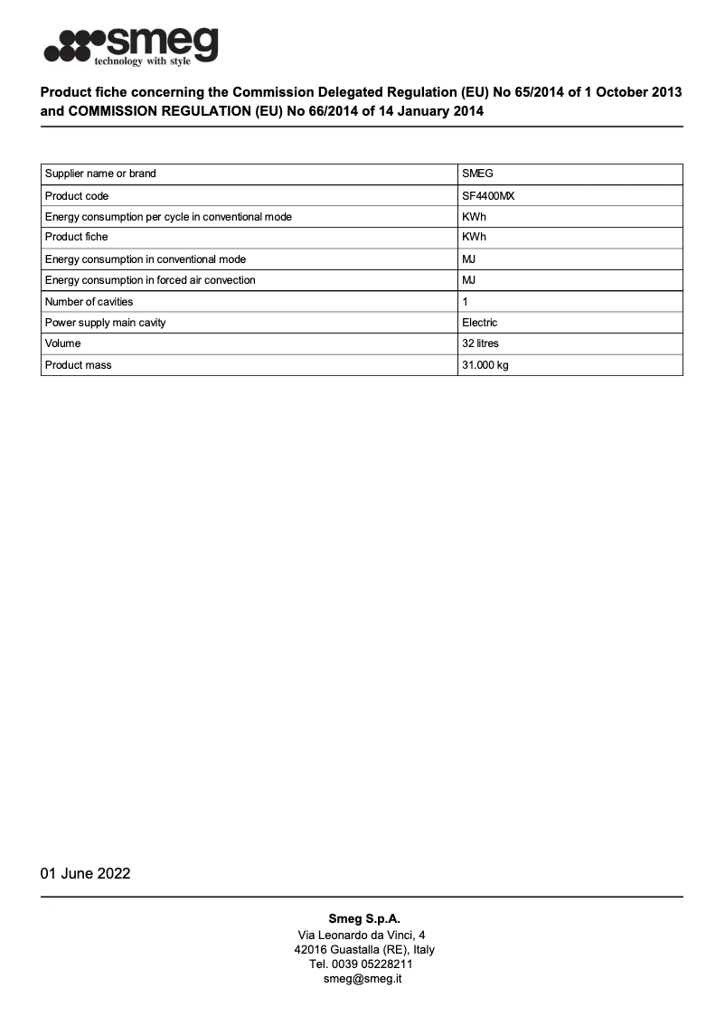 Image de la première page du manuel de l'appareil SF4400MX