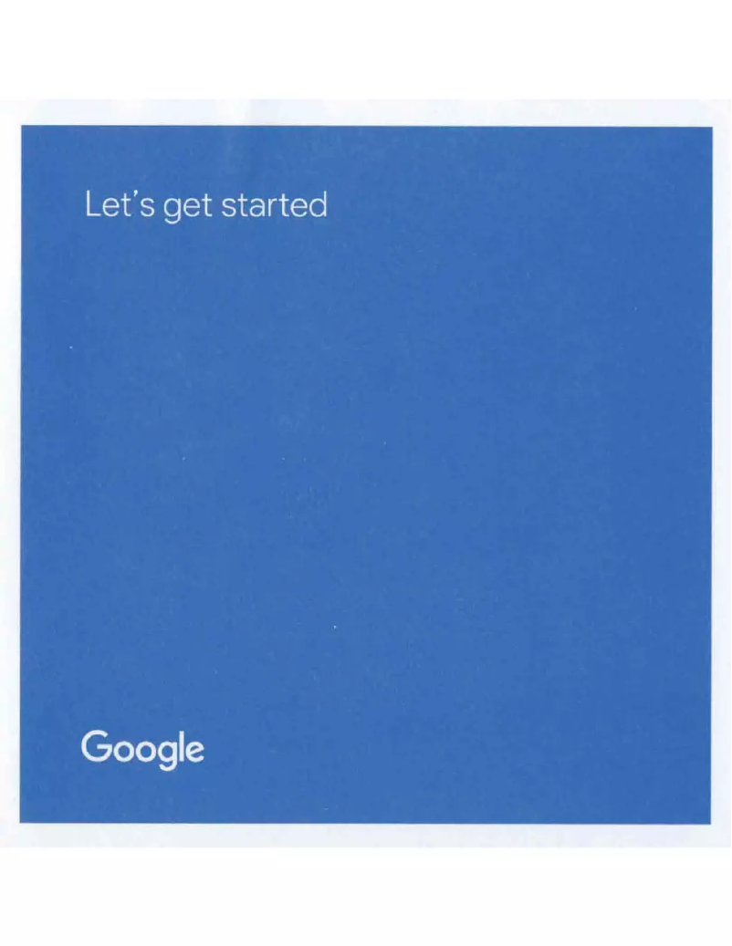 Page n°1 - Manuel utilisateur Google Wifi Point