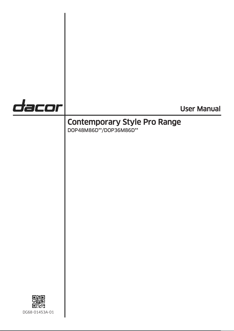 Image de la première page du manuel de l'appareil DOP36M86DPS