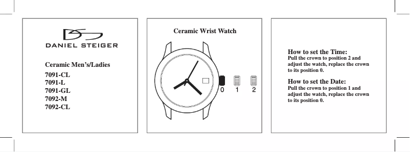 Image de la première page du manuel de l'appareil Ceramic