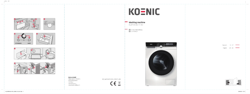 Page n°1 - Manuel utilisateur Koenic KWM 8142 A INV