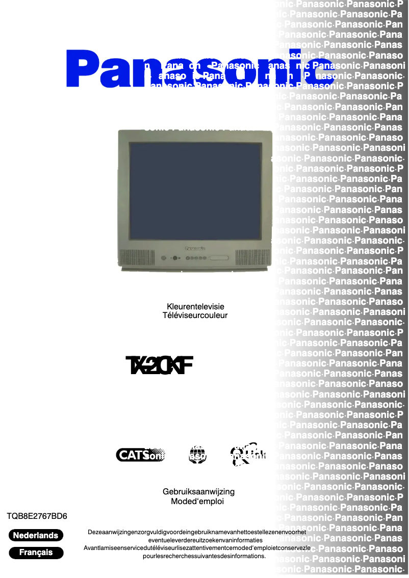 Page 1 de la notice Manuel utilisateur Panasonic TX-21CK1F