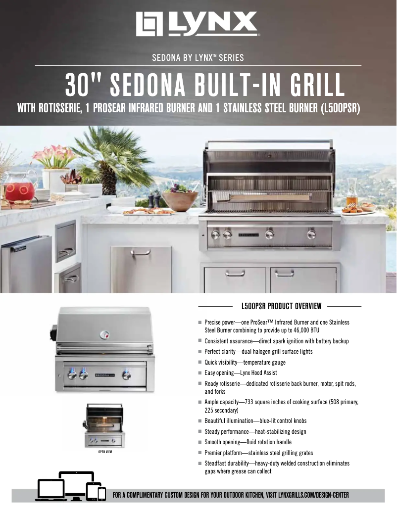 Image de la première page du manuel de l'appareil L500PSR LP