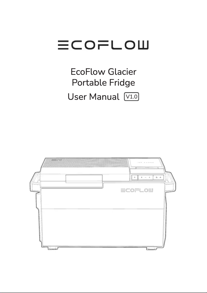 Page n°1 - Manuel utilisateur EcoFlow Glacier