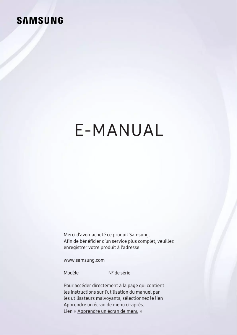 Página 1 del manual Manual de usuario Samsung UE58NU7175U