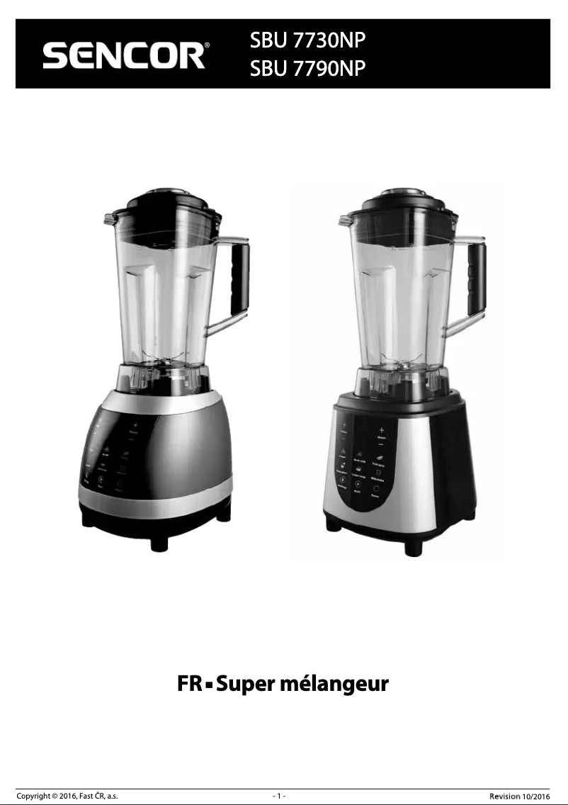 Imagen de la primera página del manual del dispositivo SBU 7790NP