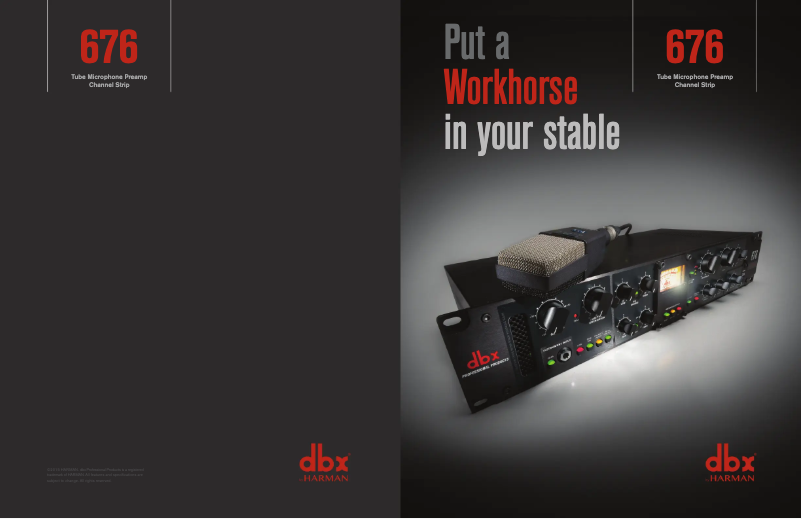 Page 1 de la notice Brochure DBX 676