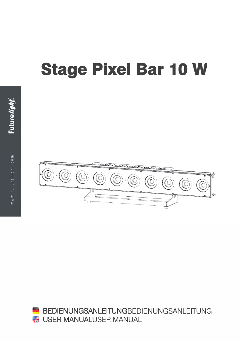 Page 1 de la notice Manuel utilisateur Futurelight Stage Pixel Bar 10 WW