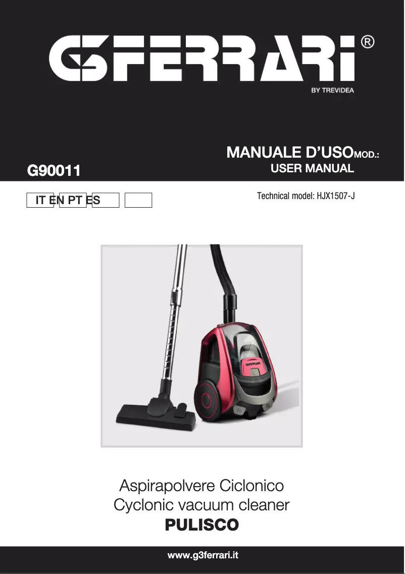 Page n°1 - Manuel utilisateur G3 Ferrari Pulisco G90011