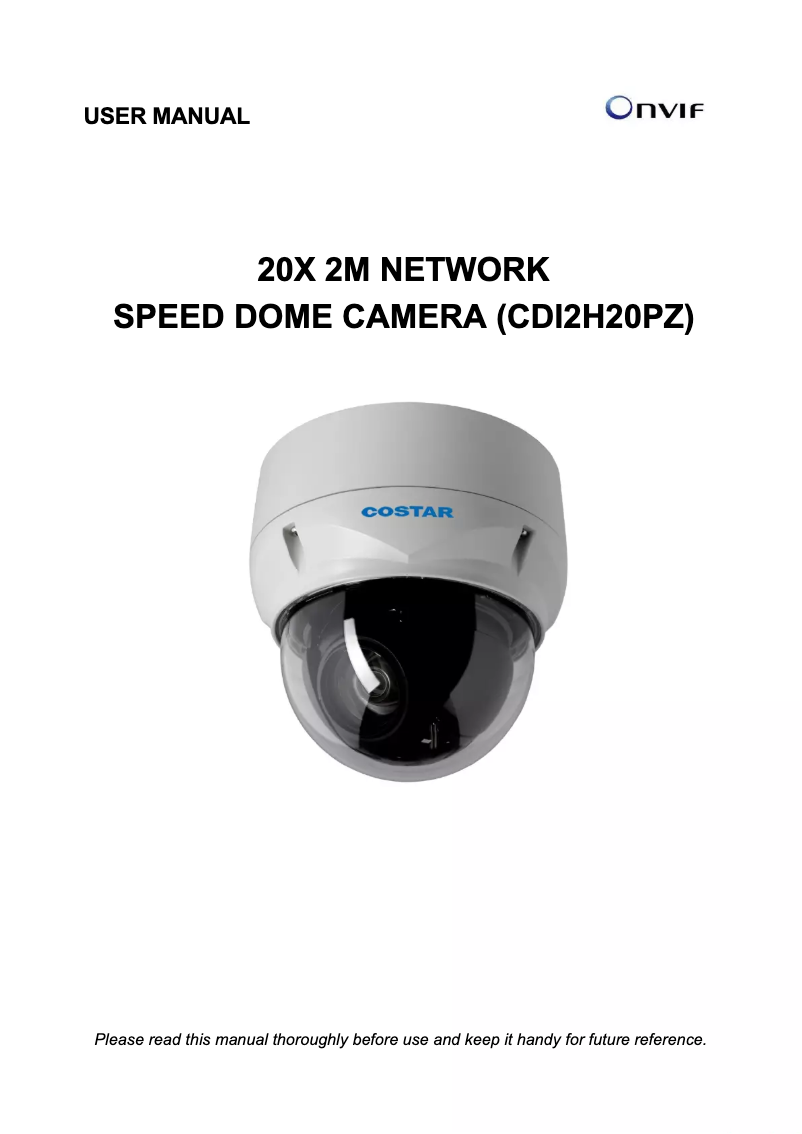 Image de la première page du manuel de l'appareil CDI2H20PZ