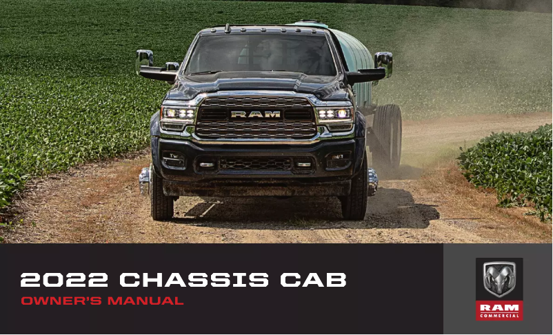 Page 1 de la notice Manuel utilisateur RAM Chassis Cab (2022)