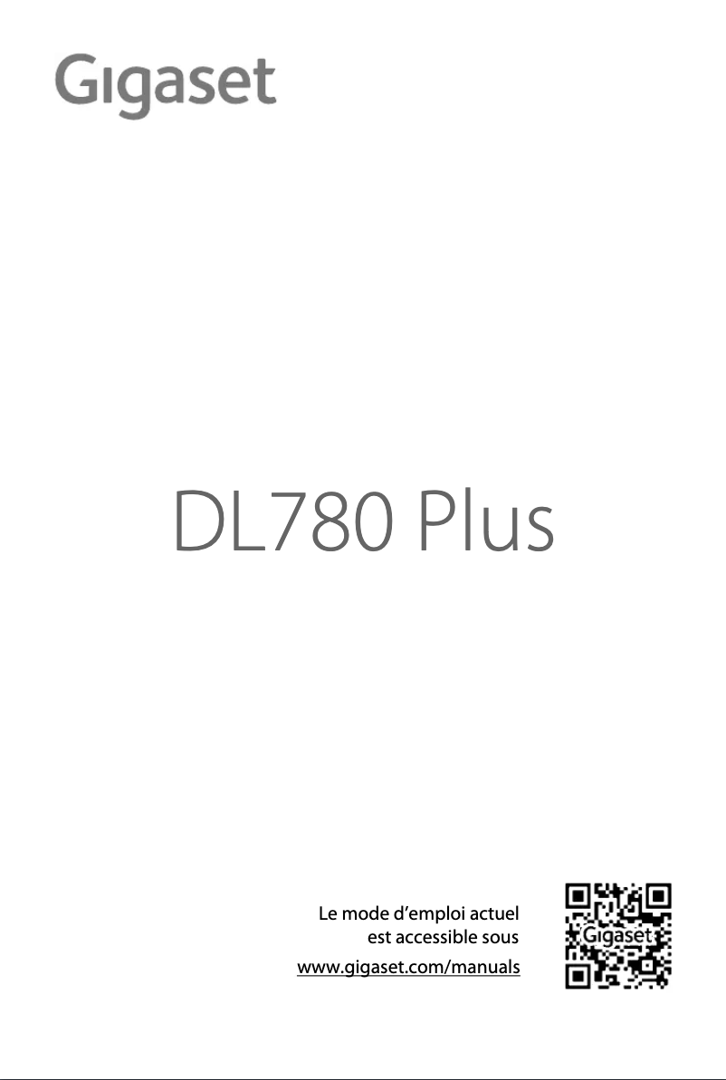 Page 1 de la notice Manuel utilisateur Gigaset DL780 Plus