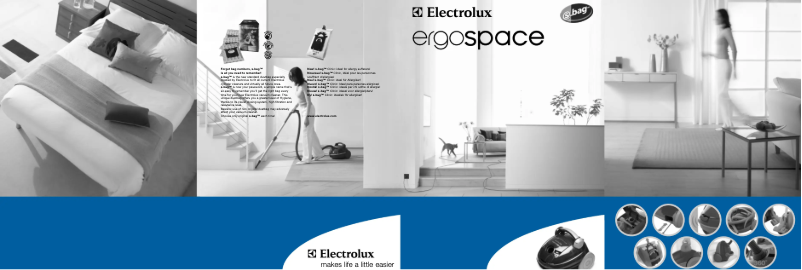 Page 1 de la notice Manuel utilisateur Electrolux ErgoSpace ZE2263