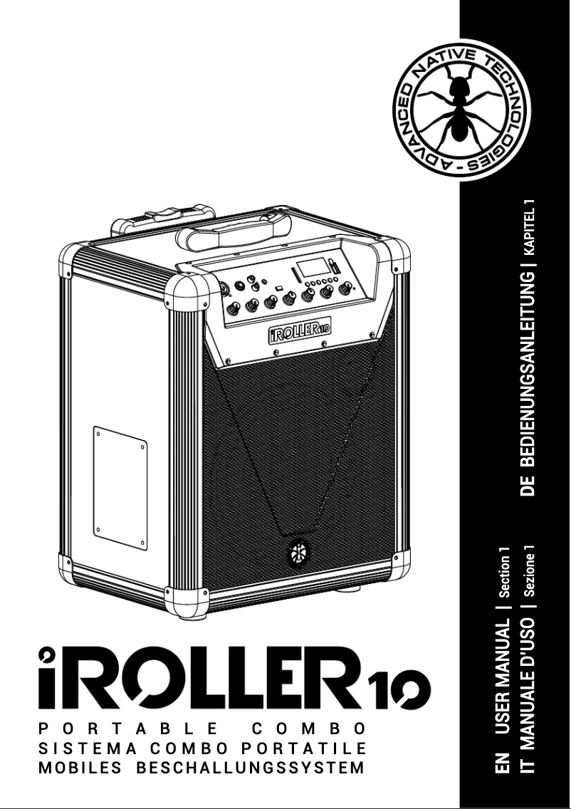 Image de la première page du manuel de l'appareil iRoller 10