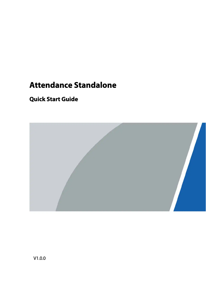 Page 1 de la notice Guide de démarrage rapide Dahua Technology ASA1222G-D