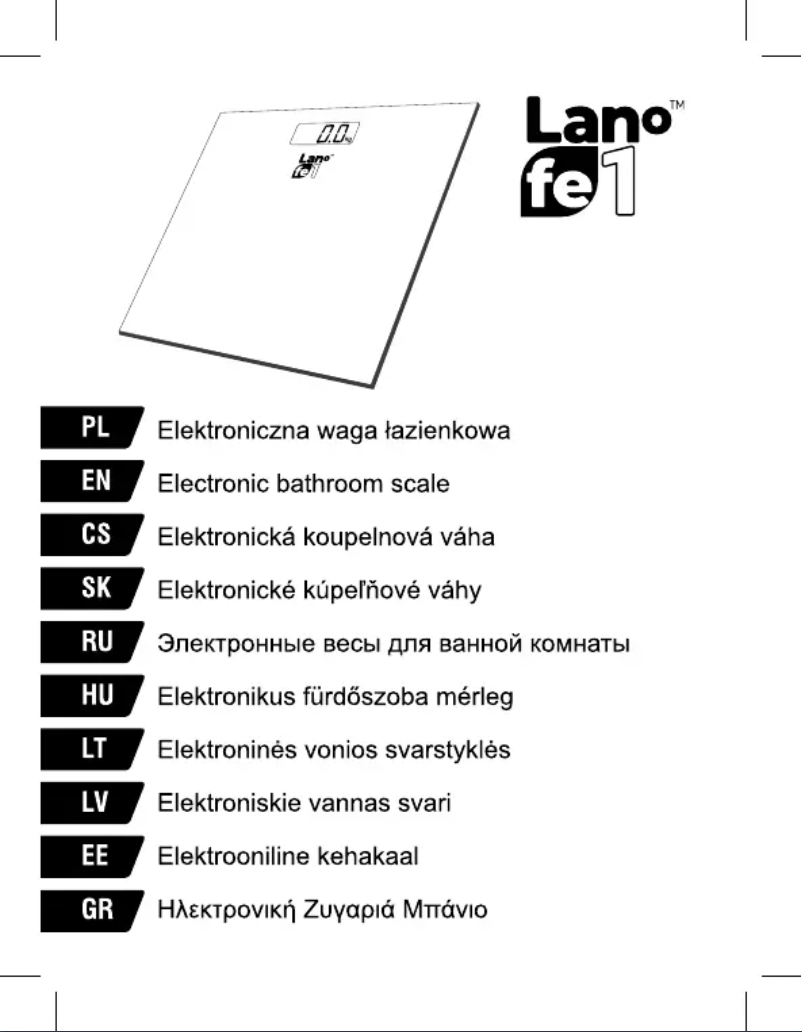 Page 1 de la notice Manuel utilisateur Lafe WLS002.1
