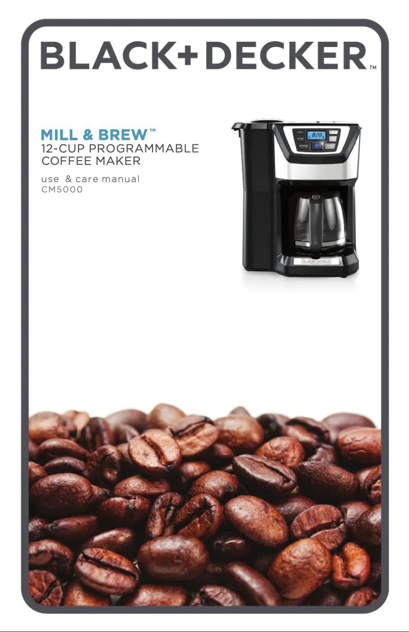 Página 1 del manual Manual de usuario Black & Decker CM5000