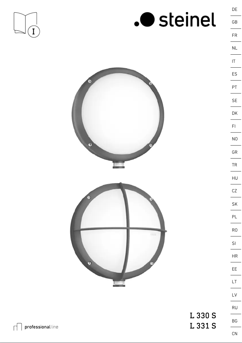 Page n°1 - Manuel utilisateur Steinel L 330 LED