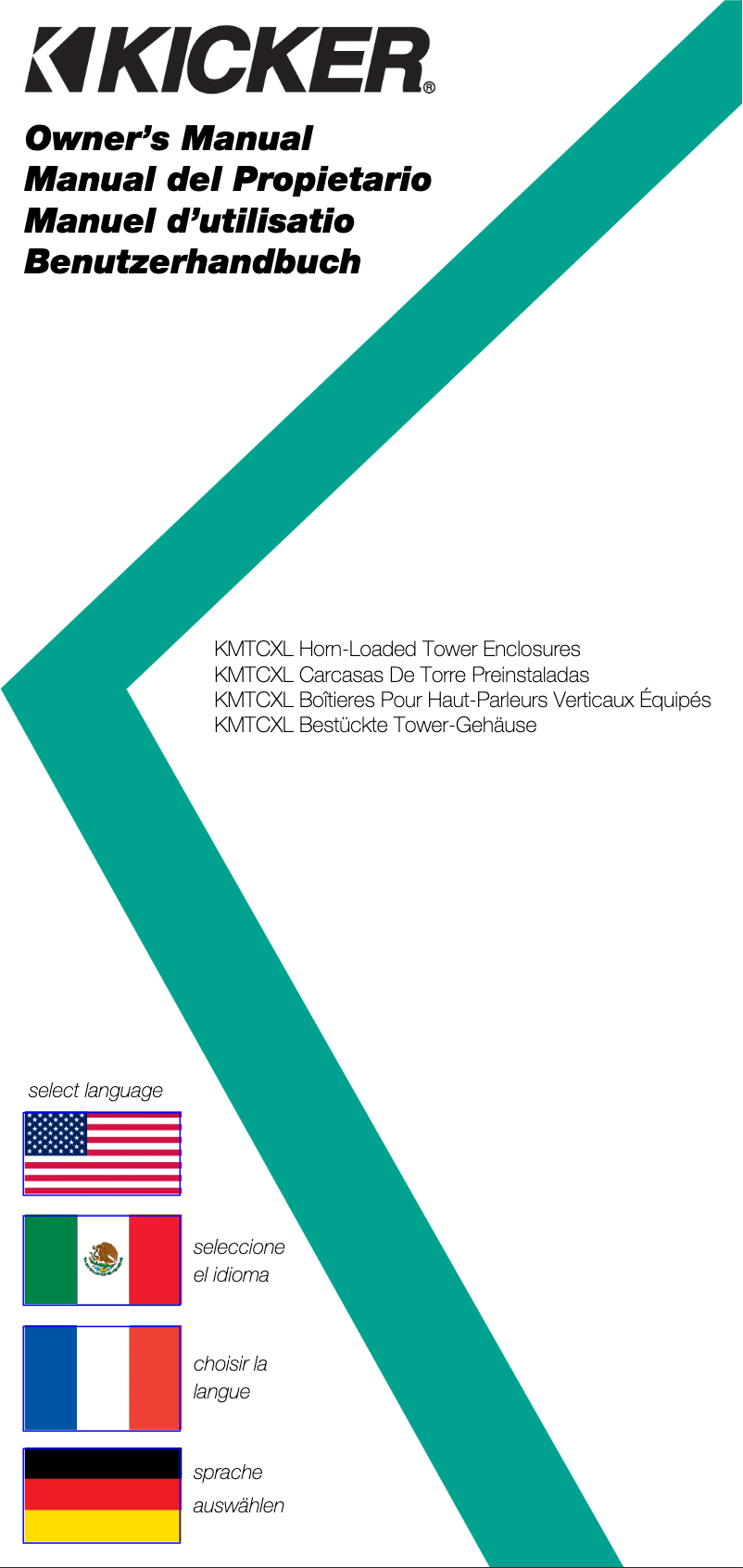 Page 1 de la notice Manuel utilisateur Kicker 51KMTCXL65