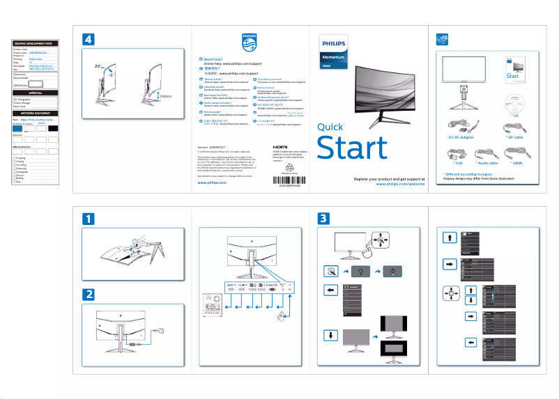 Image de la première page du manuel de l'appareil Momentum 328M6FJRMB