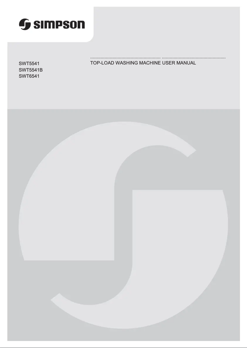 Página 1 del manual Manual de usuario Simpson SWT5541
