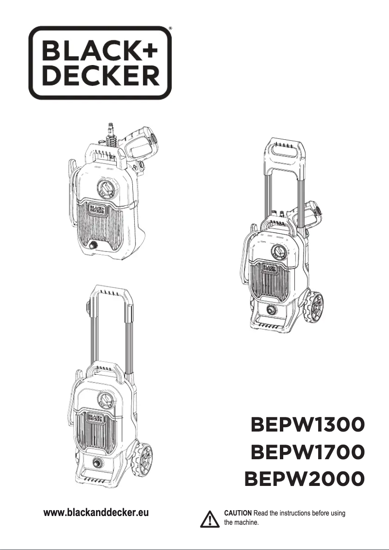 Página 1 del manual Manual de usuario Black & Decker BEPW1700