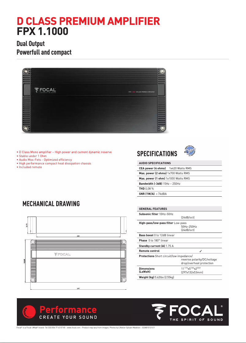 Image de la première page du manuel de l'appareil FPX 1.100