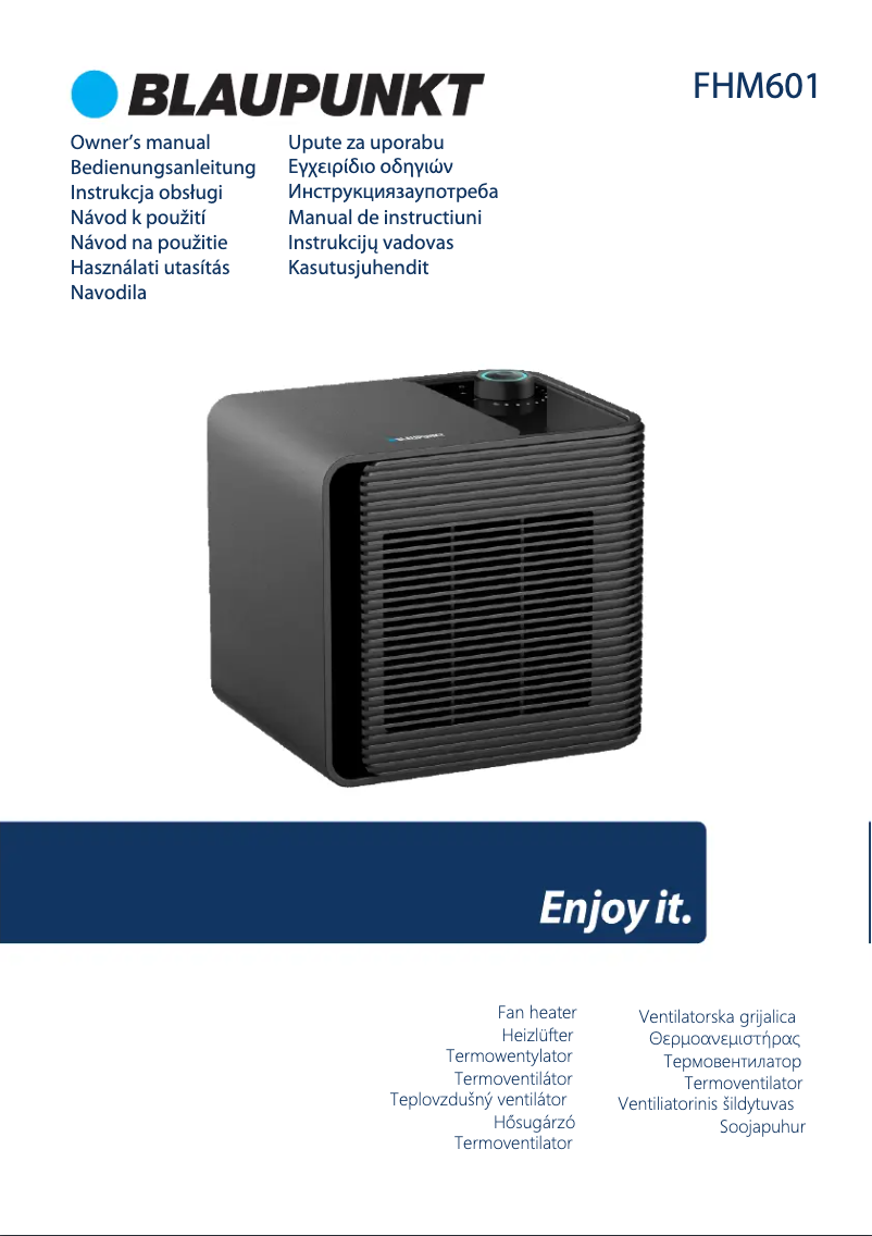 Página 1 del manual Manual de usuario Blaupunkt FHM601