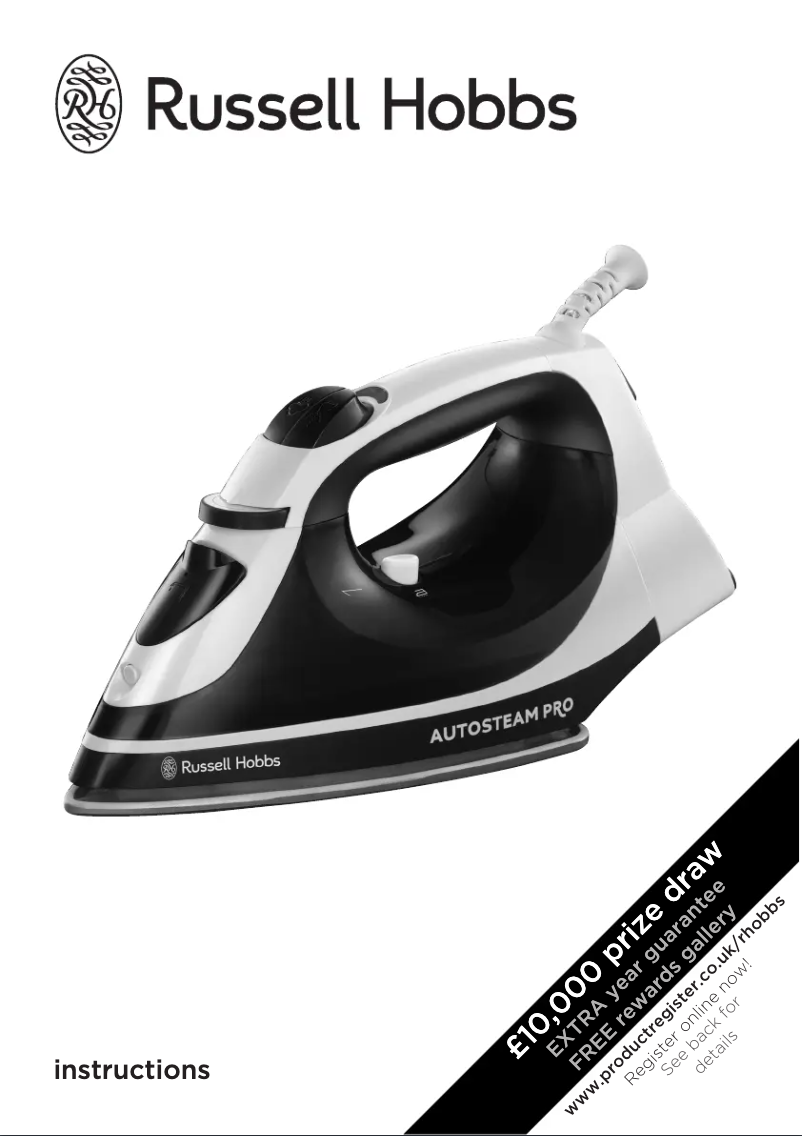 Page n°1 - Manuel utilisateur Russell Hobbs Autosteam Pro 20270