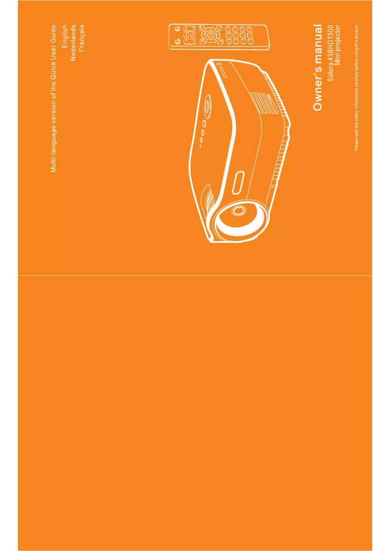 Image de la première page du manuel de l'appareil 43BHD1500