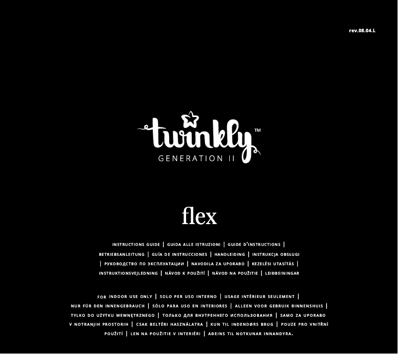 Page n°1 - Manuel utilisateur Twinkly Strings Special Edition