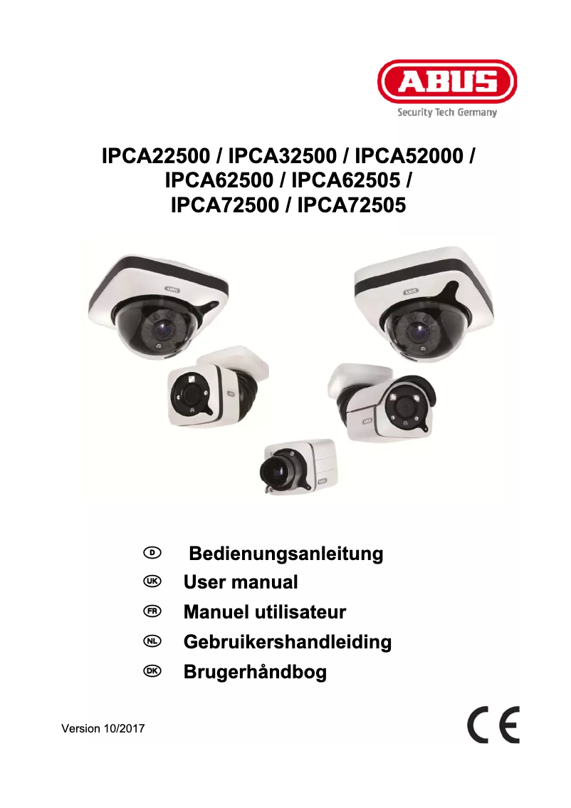 Image de la première page du manuel de l'appareil IPCA72500