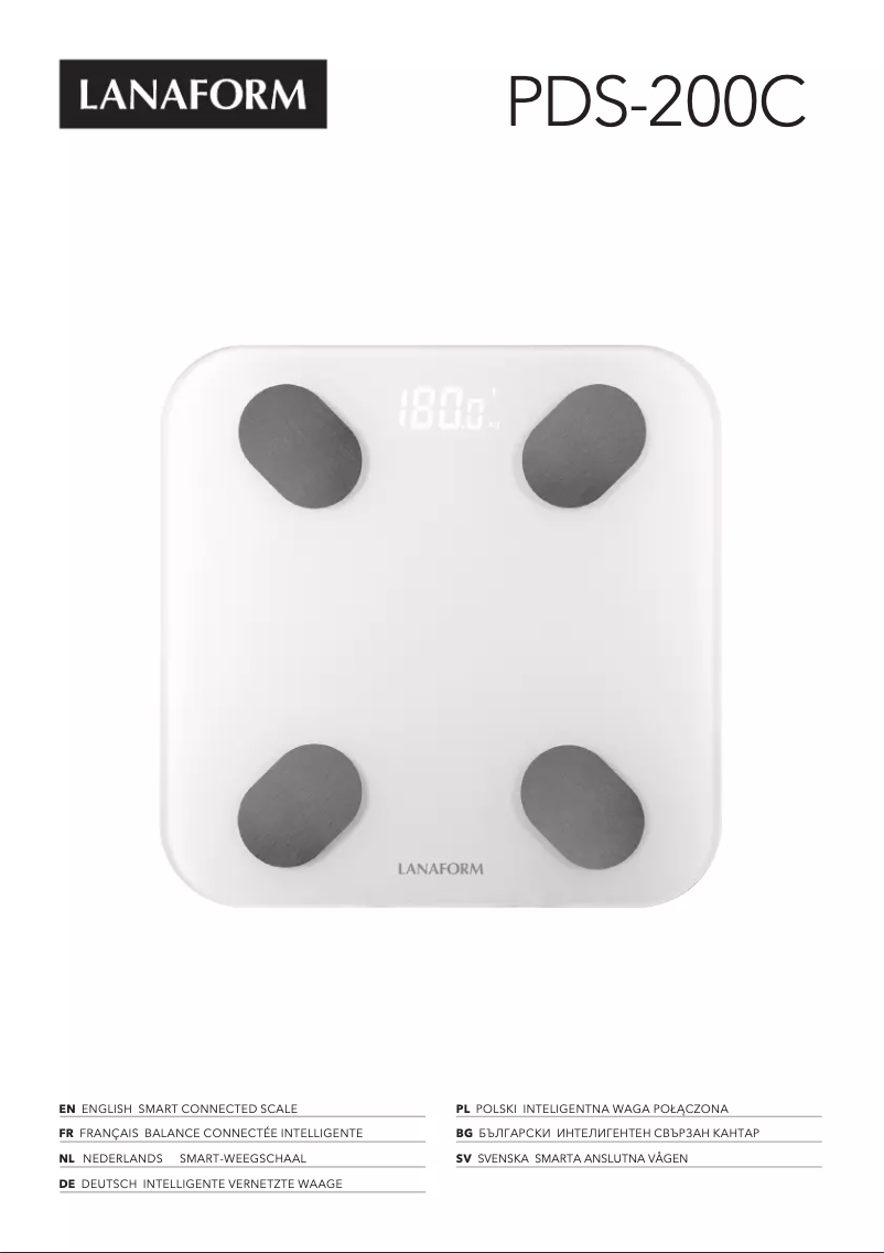 Page 1 de la notice Manuel utilisateur Lanaform PDS-200C