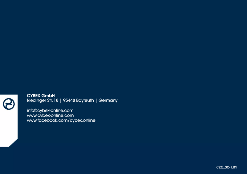Page 1 de la notice Manuel utilisateur Cybex Solution