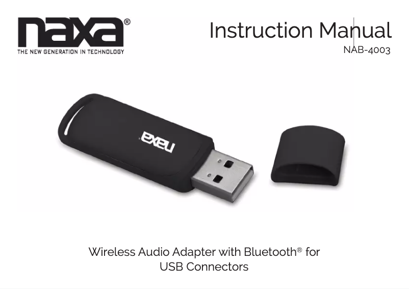 Image de la première page du manuel de l'appareil NAB-4003