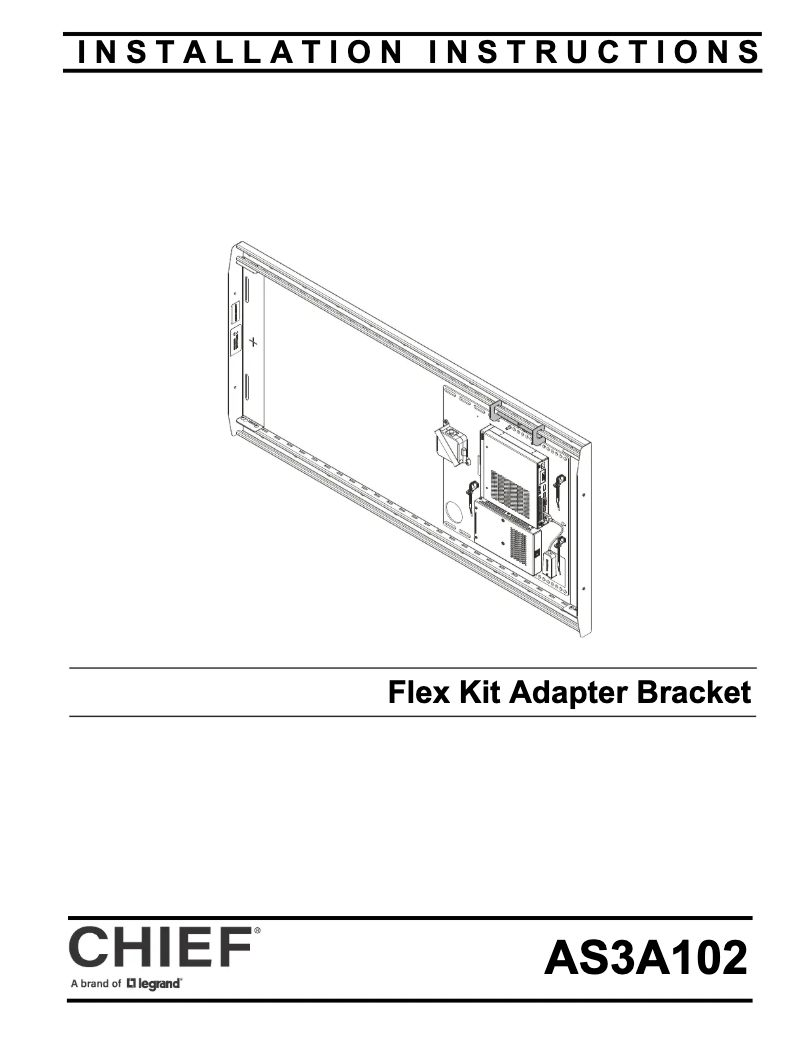 Page n°1 - Manuel utilisateur Chief AS3A102