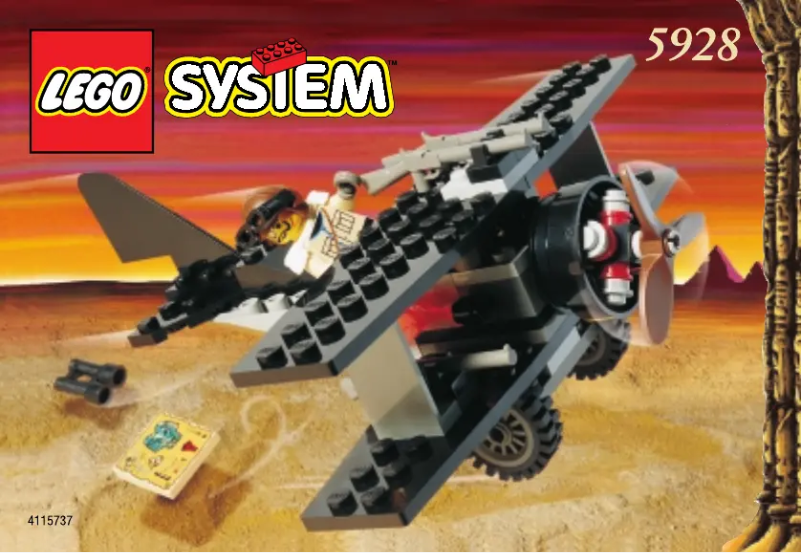 Page 1 de la notice Manuel utilisateur Lego Adventurers 5928