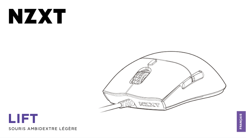 Page 1 de la notice Manuel utilisateur NZXT Lift
