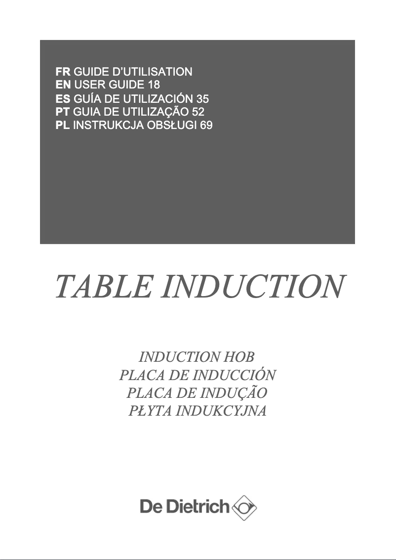 Image de la première page du manuel de l'appareil DPI7650BU