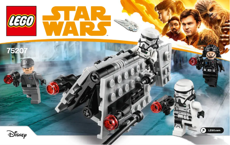 Page 1 de la notice Manuel utilisateur Lego Star Wars 75207