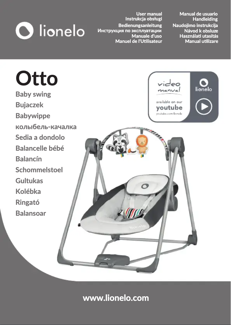 Page 1 de la notice Manuel utilisateur Lionelo Otto