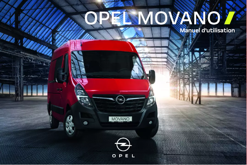 Page 1 de la notice Manuel utilisateur Opel Movano (2021)