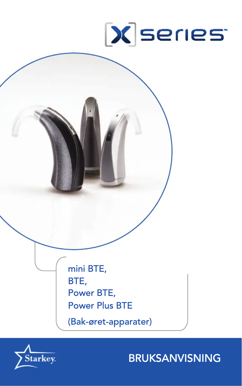 Page 1 de la notice Manuel utilisateur Starkey Mini