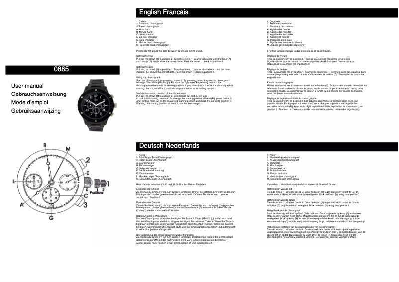 Page 1 de la notice Manuel utilisateur Davis 0885
